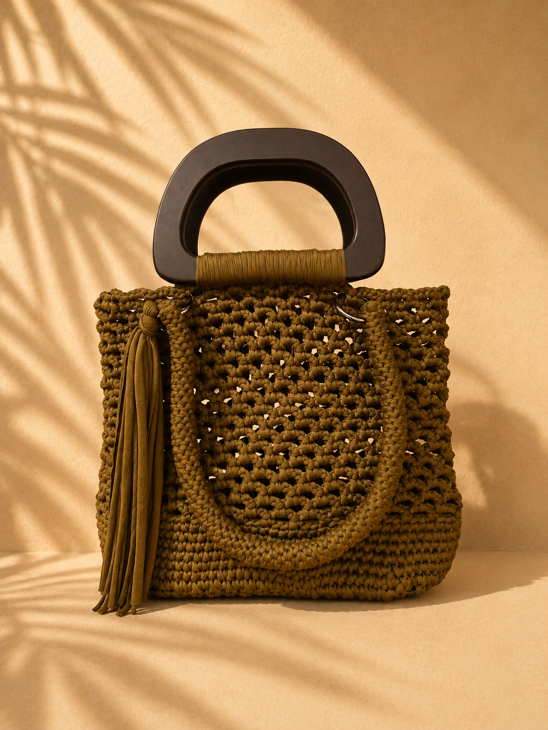 Borsa intreccio Cachi