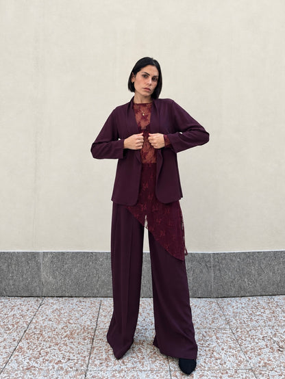 Tailleur Ginevra Bordeaux