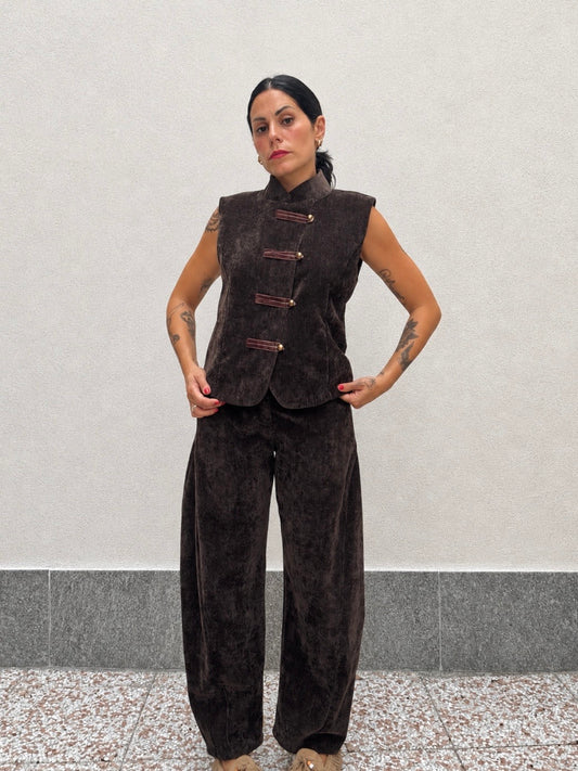 Pantalone Moka velluto