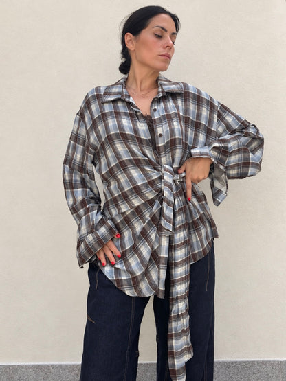 Camicia Check con nodo