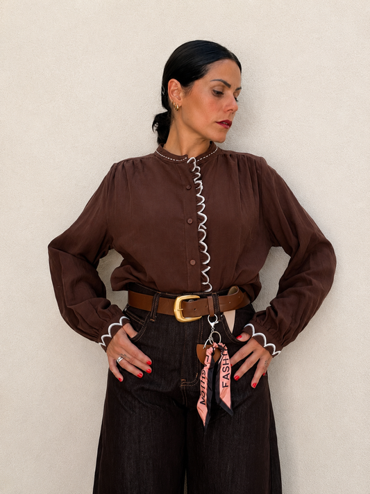 Camicia bordo nuvola