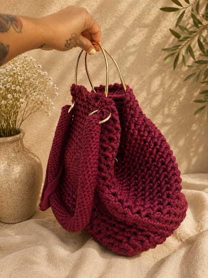 Borsa Bordeaux Elegance