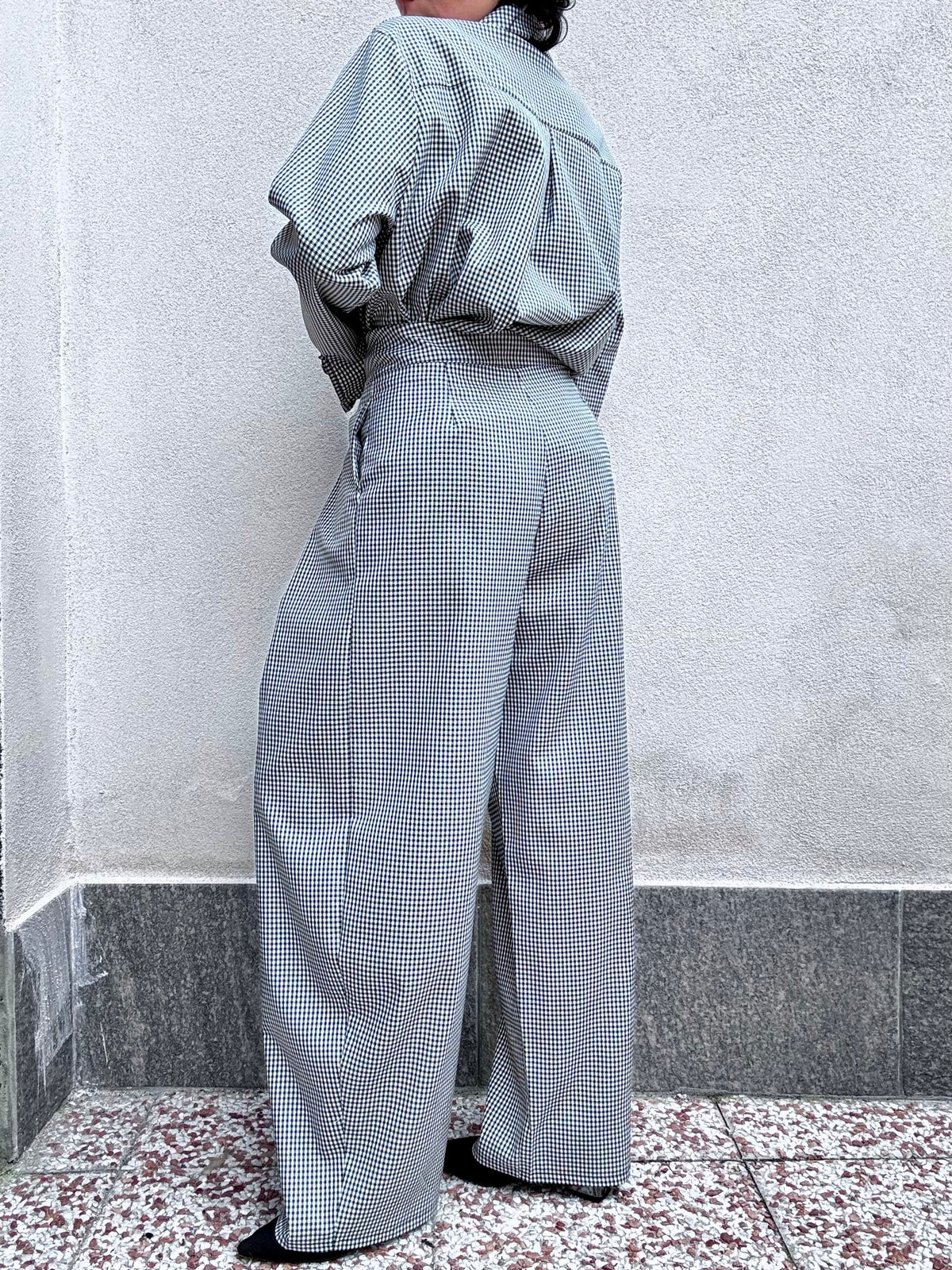 Pantalone Vichy a palloncino