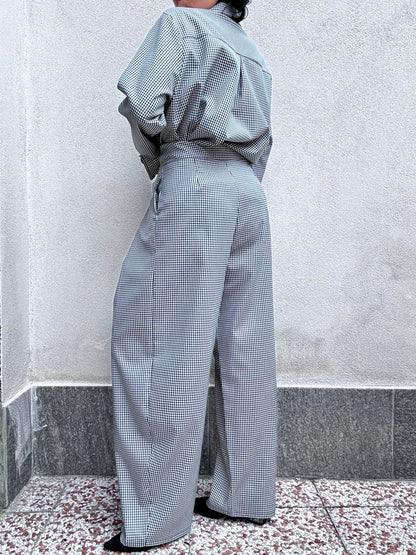 Pantalone Vichy a palloncino