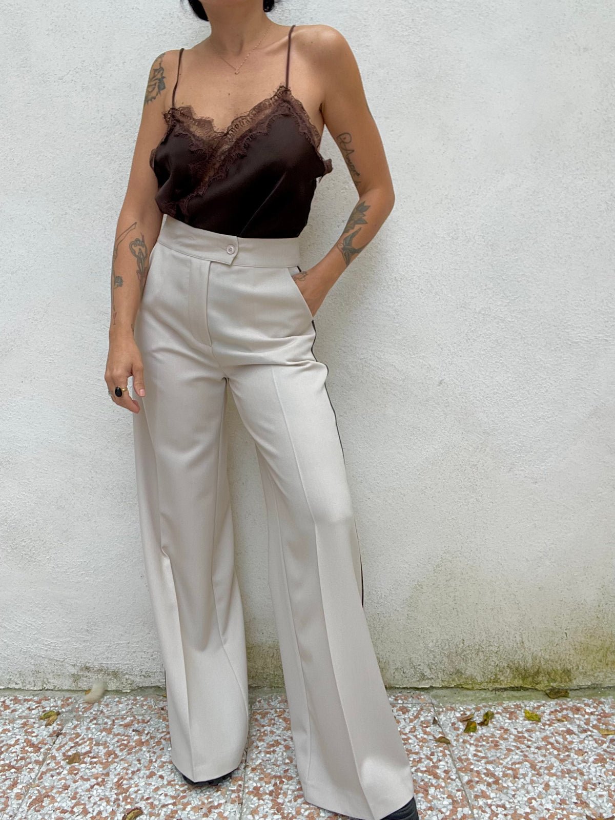 Pantalone Crema