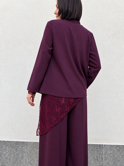 Tailleur Ginevra Bordeaux