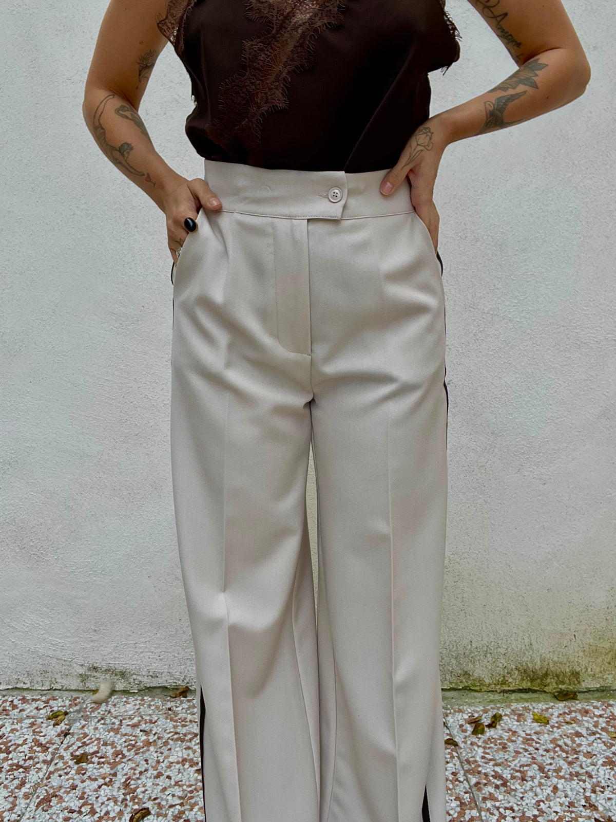 Pantalone Crema