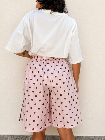 Pantalone sport Pois Rosa