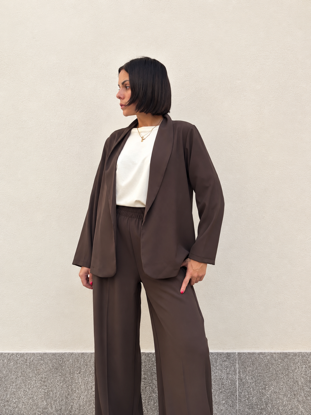 Tailleur Ginevra Marrone