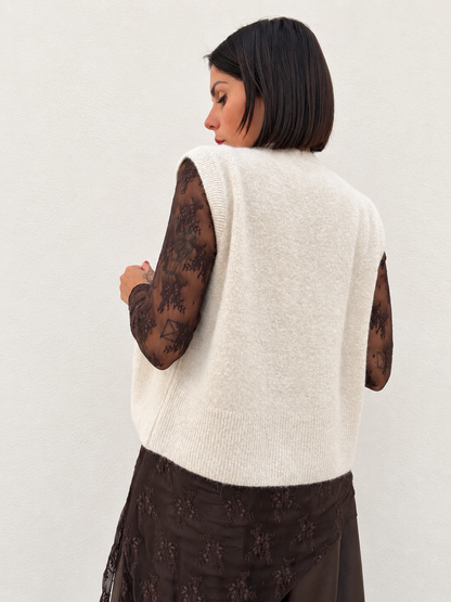 Gilet Cozy Crema