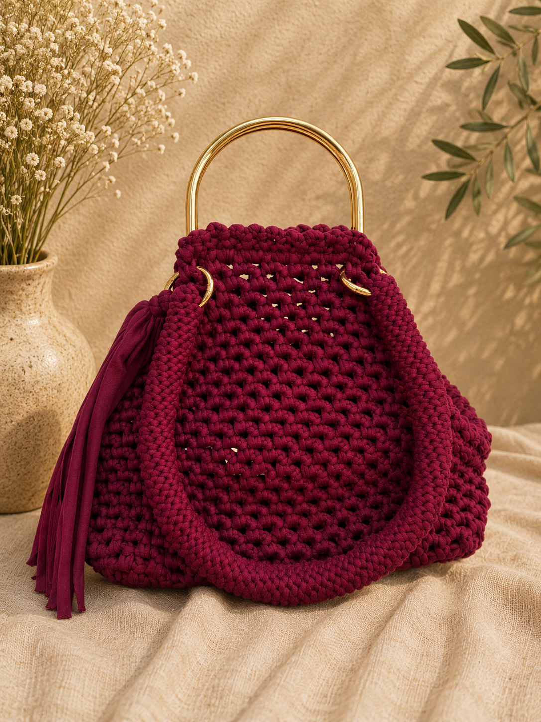 Borsa Bordeaux Elegance